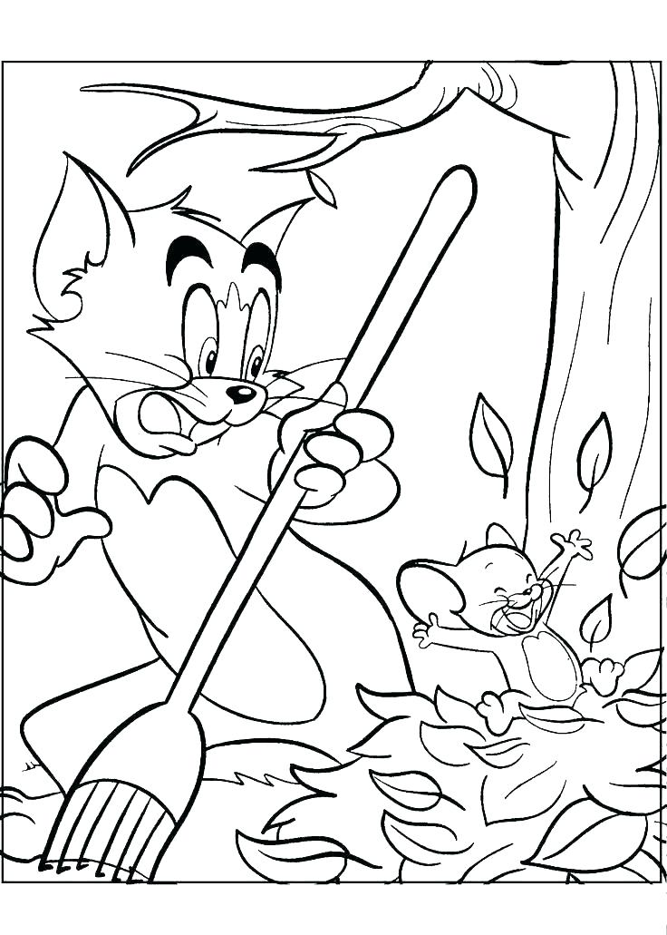 736x1031 Coloring Pages Of Tom And Jerry Best Printable Tom And Shared