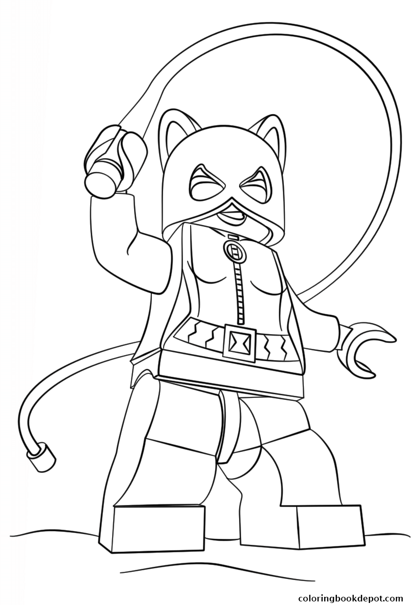 824x1186 Lego Batman Catwoman Coloring Pages