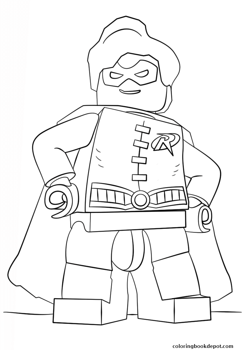 824x1186 Lego Batman Robin Coloring Pages