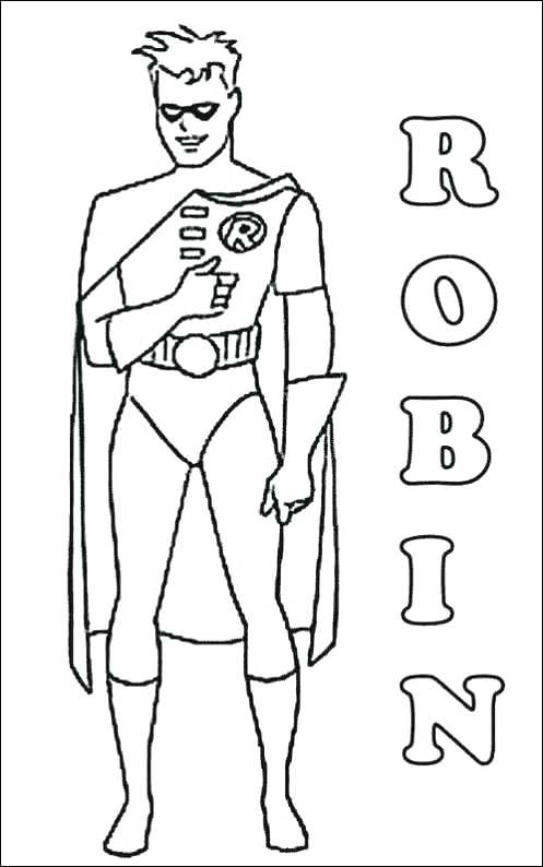 497x794 Nightwing Coloring Pages
