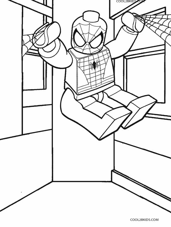 595x790 Printable Spiderman Coloring Pages For Kids Cool2bkids
