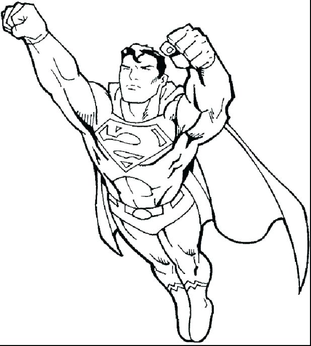 618x687 Batman Vs Superman Coloring Pages