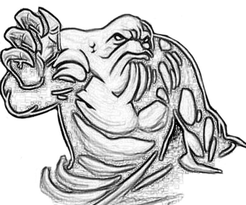 800x667 Printable Batman Arkham City Clayface Character Coloring Pages