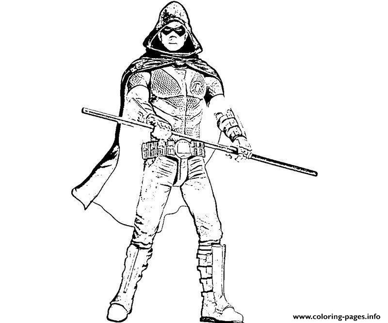 800x667 Robin Arkham City Coloring Pages Printable