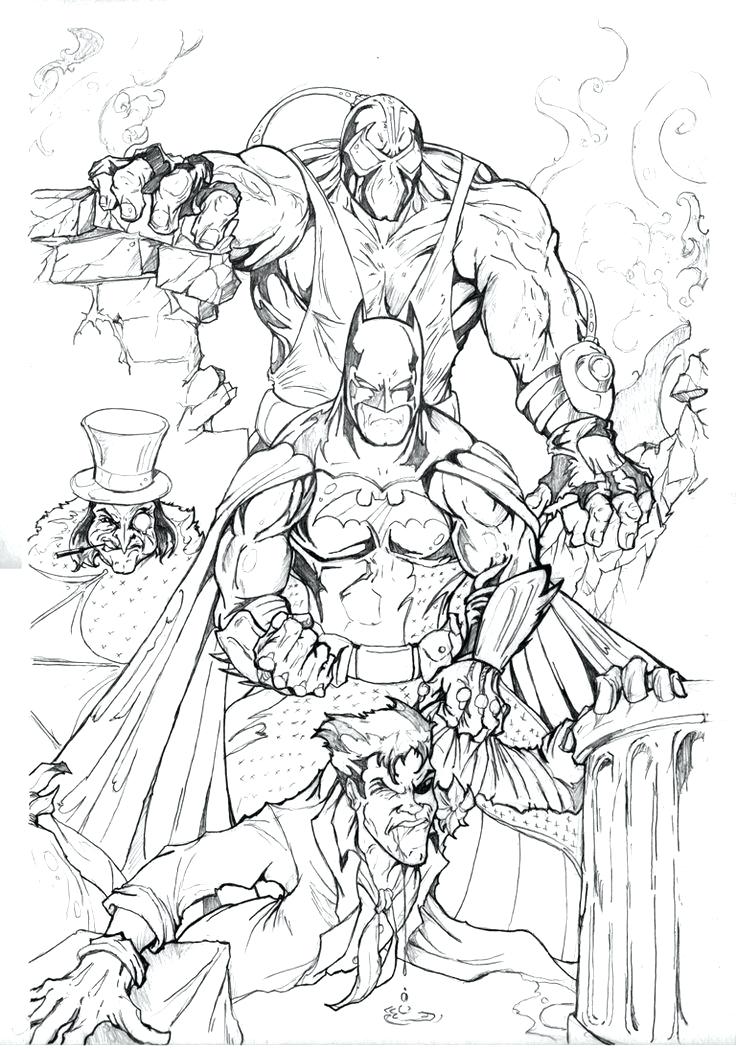 Best Batman Coloring Pages Images On Tattoo Design Drawings Joker 736x1050 Best Batman Coloring Pages Images On Tattoo Design Drawings Joker