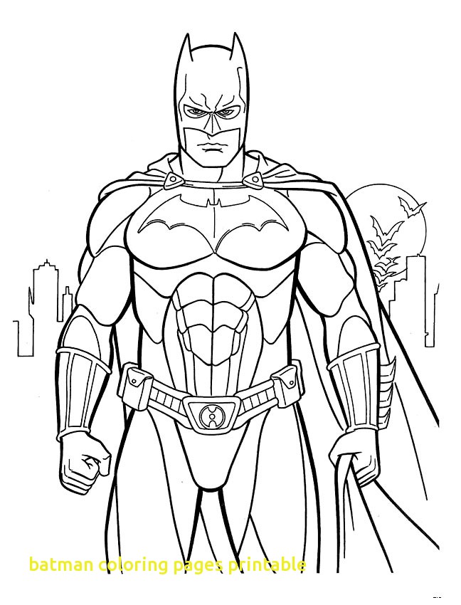 648x850 Batman Coloring Pages Printables To Beatiful Printable With Best
