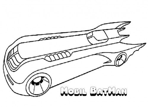 The Car Very Quick Batman Coloring Page Cartoons 500x363 The Car Very Quick Batman Coloring Page Cartoons