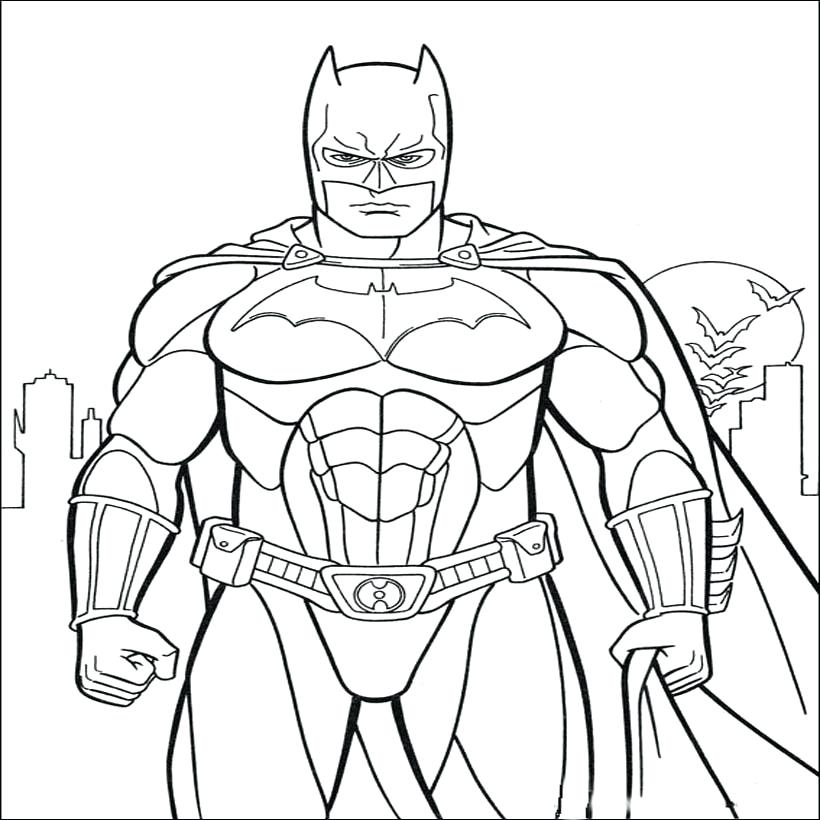 Batman Color Page Batman Cartoon Coloring Pages Superman Batman 820x820 Batman Color Page Batman Cartoon Coloring Pages Superman Batman