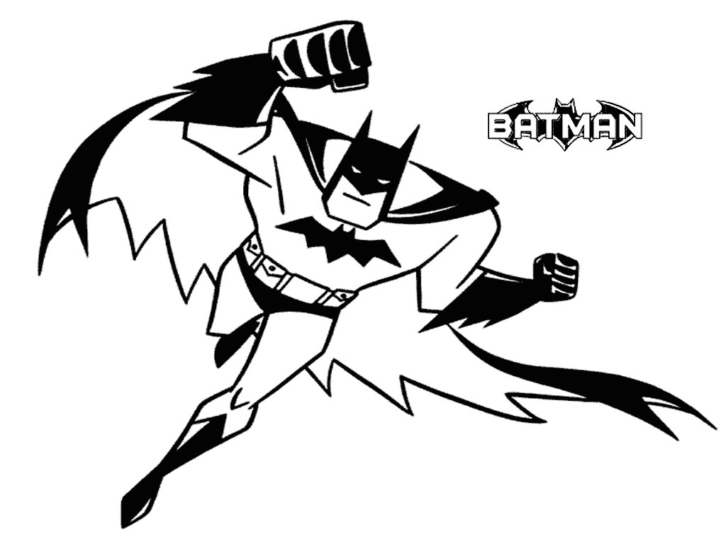 Batman Cartoon Coloring Pages Free Printable Batman Coloring Pages 1024x768 Batman Cartoon Coloring Pages Free Printable Batman Coloring Pages