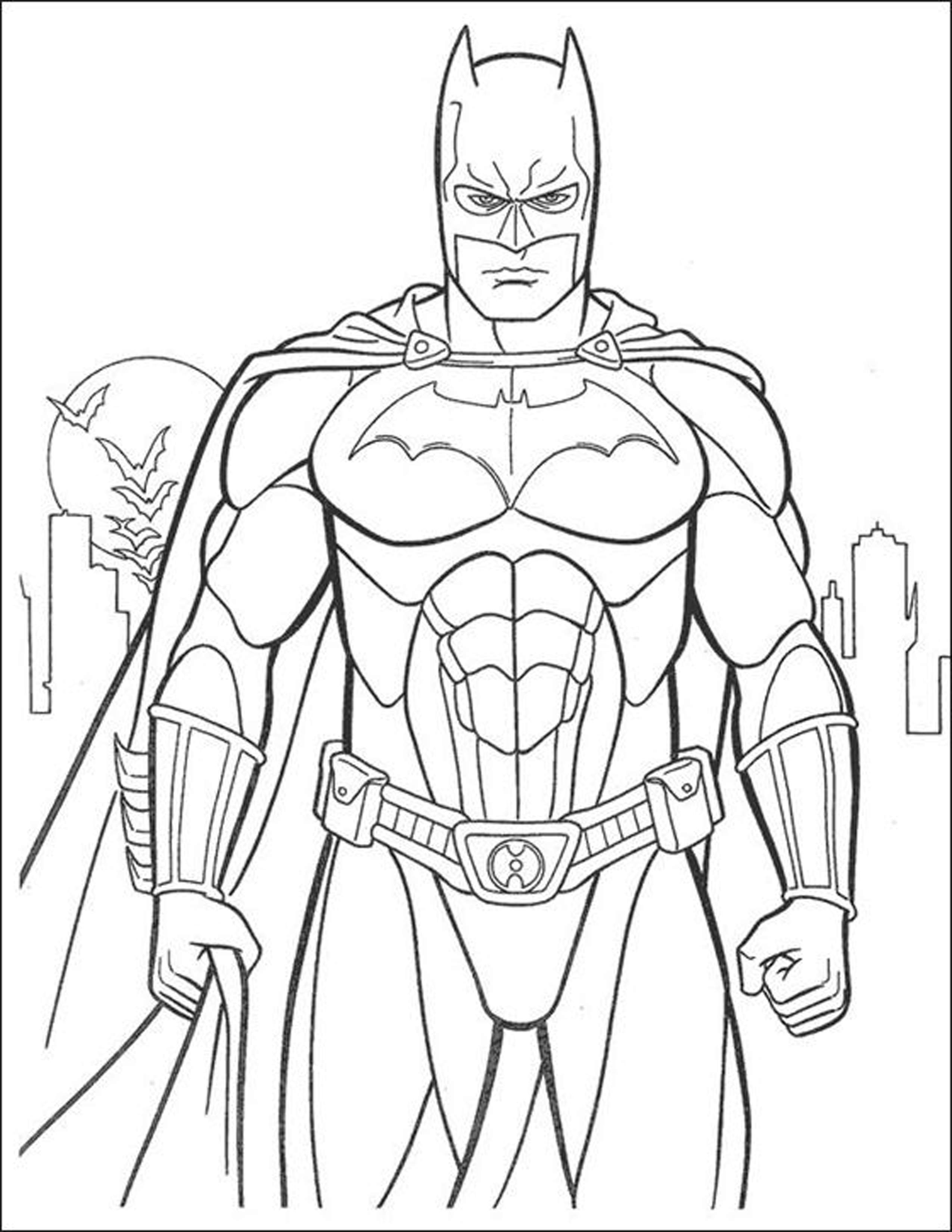 Batman Coloring Page Pages To Print 2550x3301 Batman Coloring Page Pages To Print