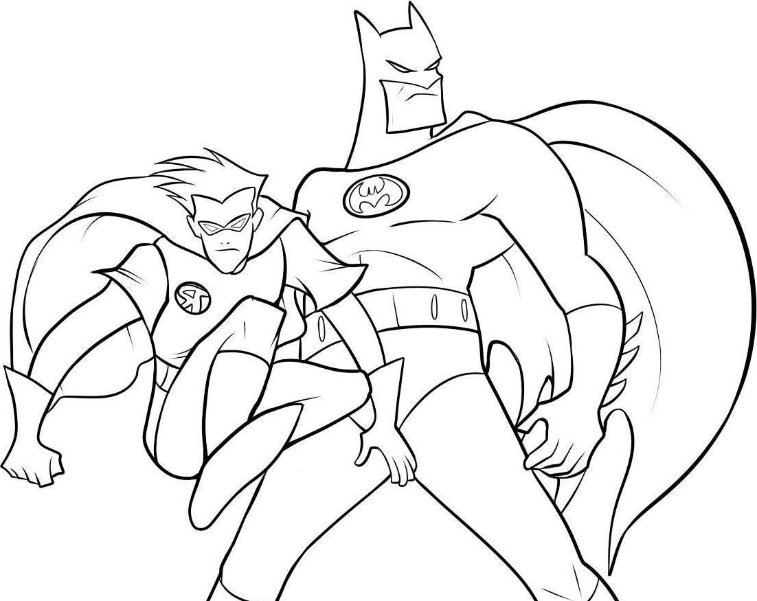 Batman Coloring Pages And Robin To Print 1102x875 Batman Coloring Pages And Robin To Print
