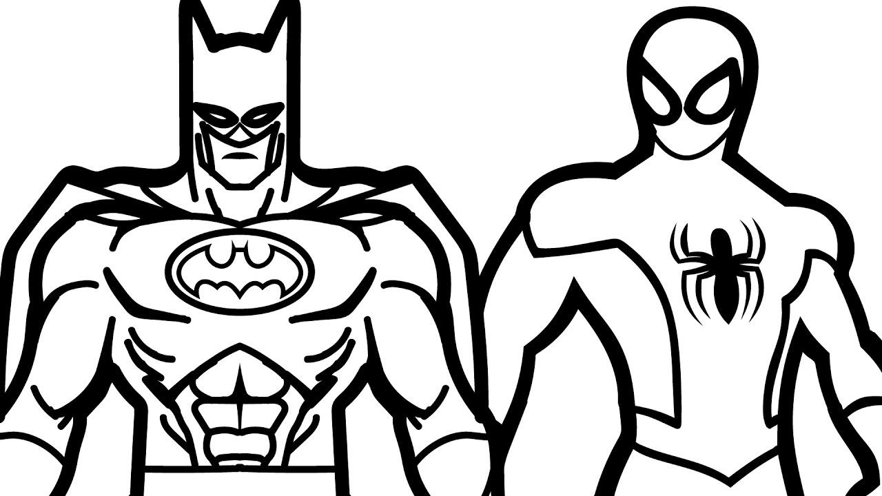 Best Inspiration Batman Coloring Page Spiderman And Book Picture 1280x720 Best Inspiration Batman Coloring Page Spiderman And Book Picture