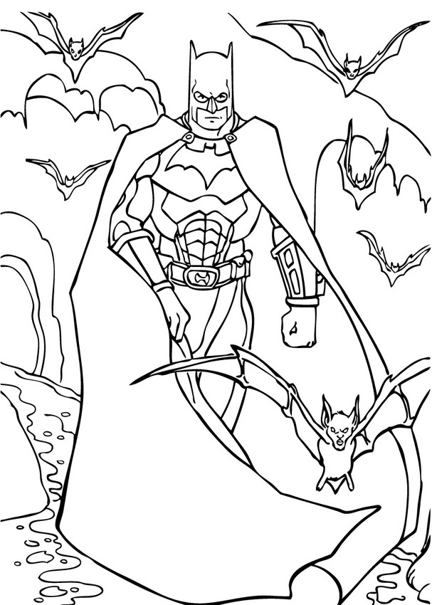 Batman Coloring Pages 607x850 Batman Coloring Pages