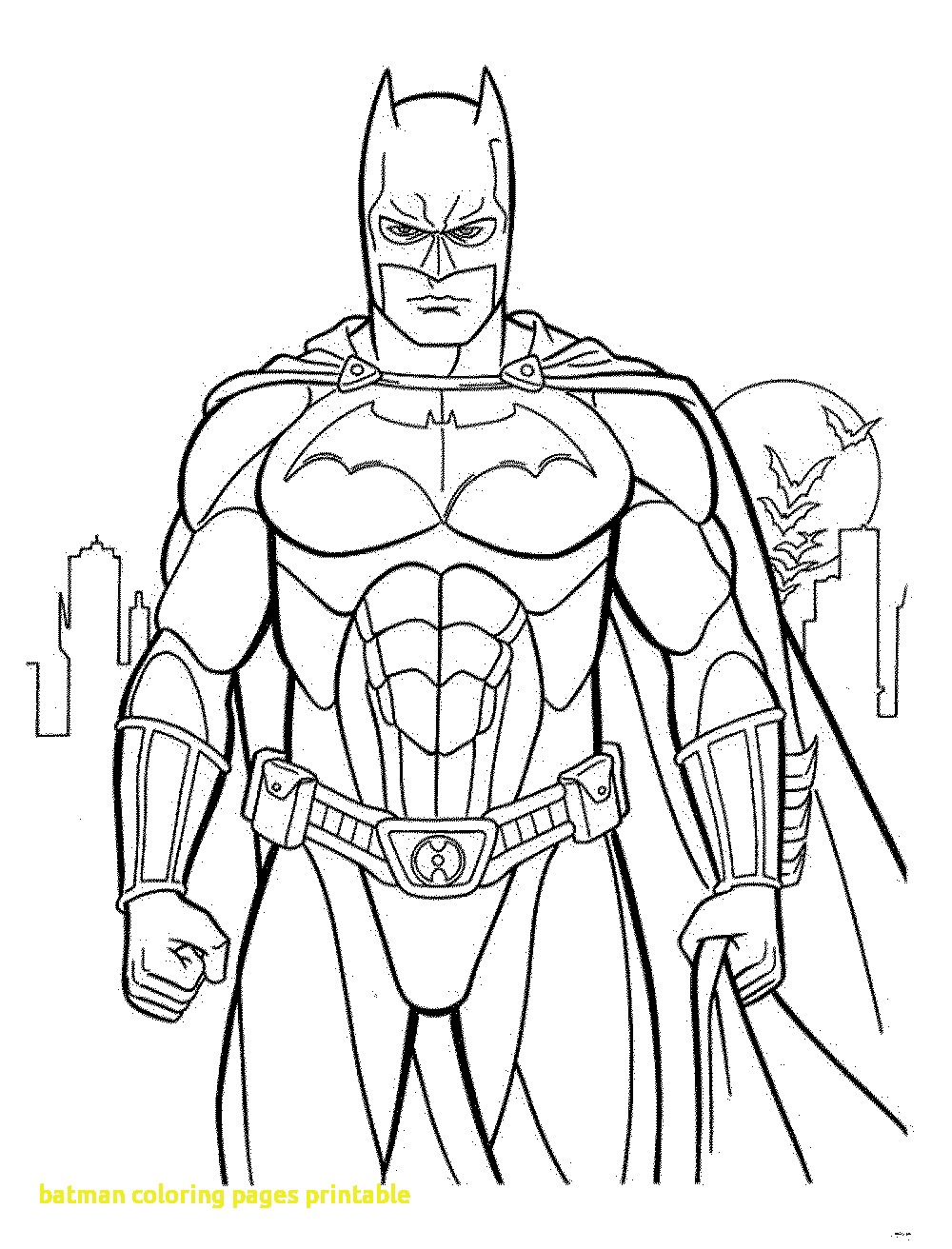 1000x1312 Batman Coloring Pages Printable With Batman Printable Coloring