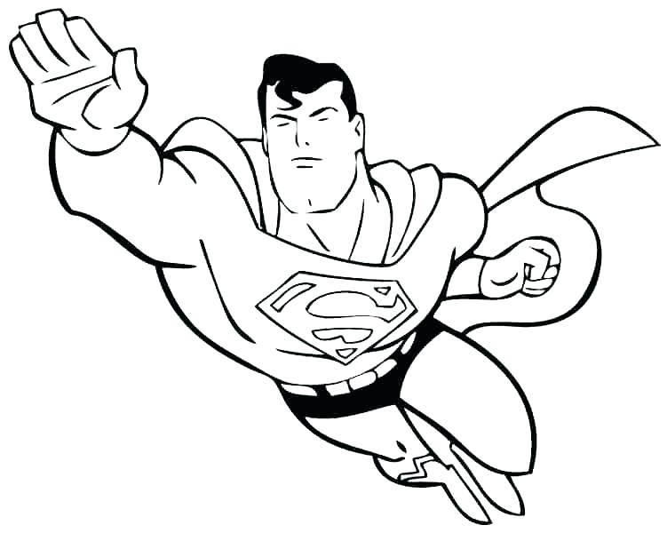 751x600 Superman Coloring Pages Superman Color Pages Color Pages For Kids