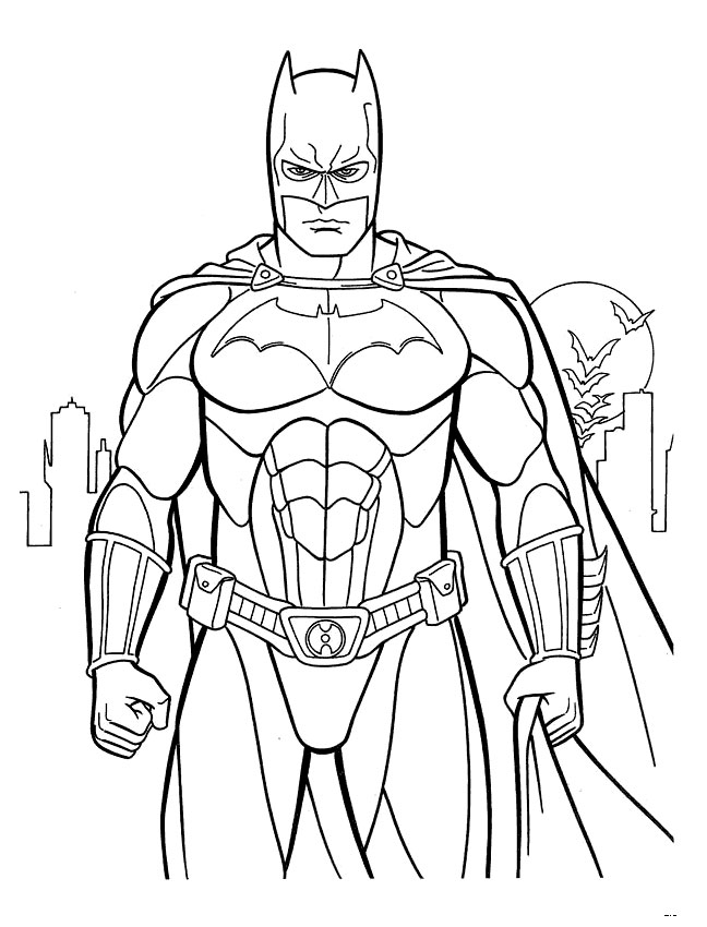 Kids Under 7 Batman Coloring Pages 648x850 Kids Under 7 Batman Coloring Pages