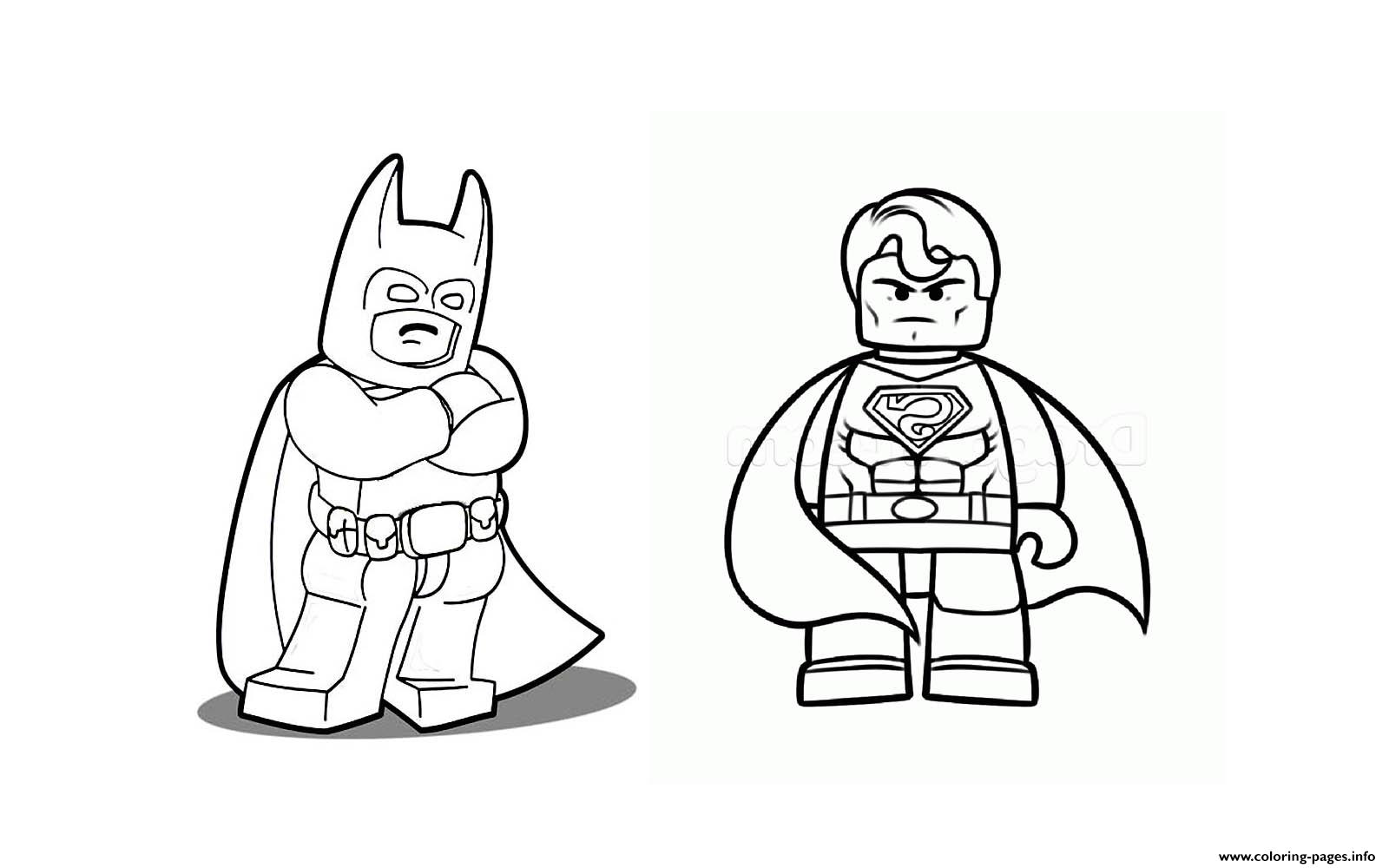 1600x1000 Batman Vs Superman Lego 2016 Coloring Pages Printable