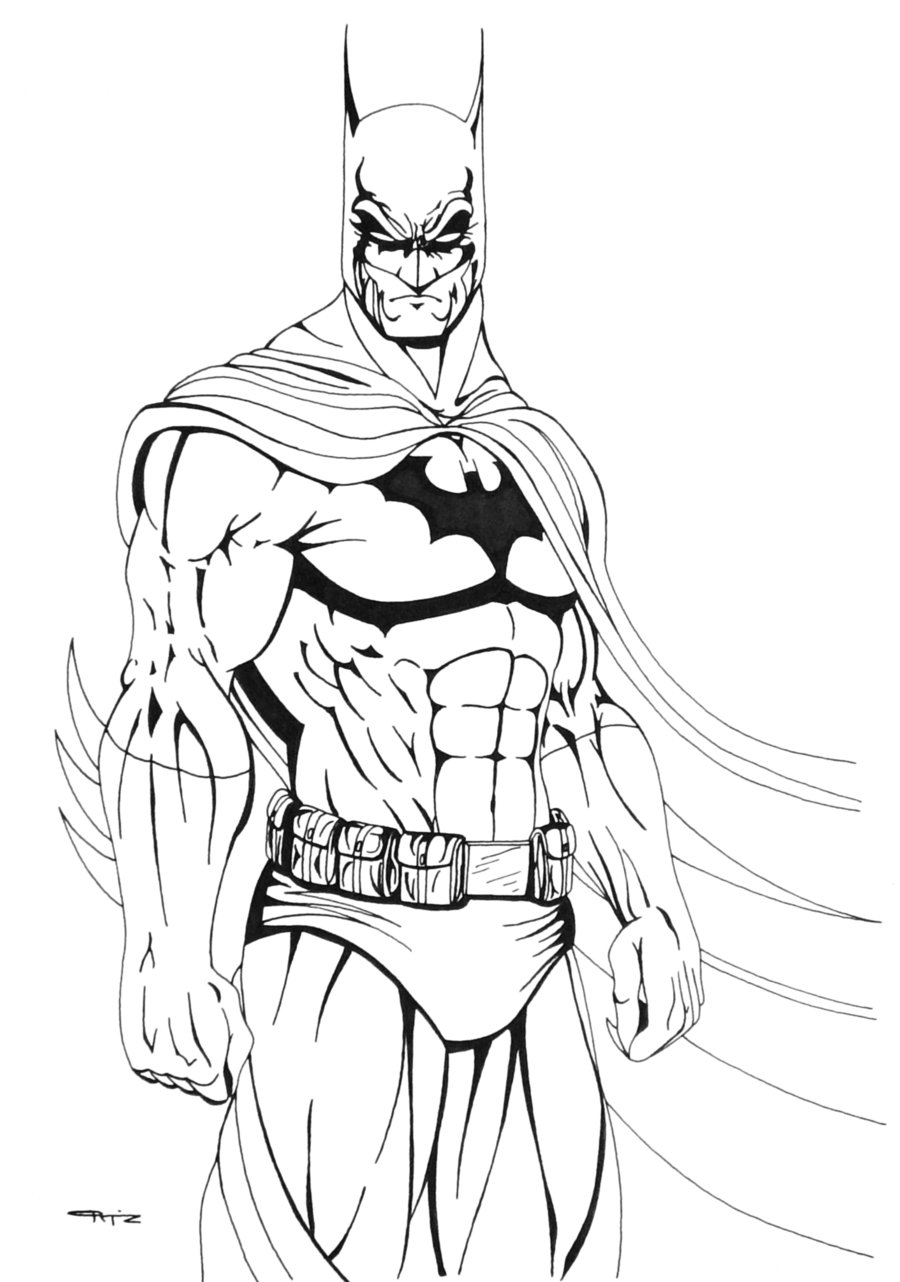 900x1282 Free Printable Batman Coloring Pages