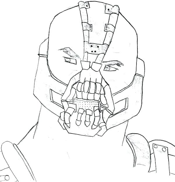 Batman Dark Knight Rises Coloring Pages Bane From The Best Place 600x623 Batman Dark Knight Rises Coloring Pages Bane From The Best Place