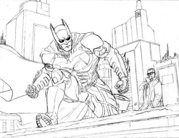 Batman Coloring Pages Dark Knight 600x463 Batman Coloring Pages Dark Knight
