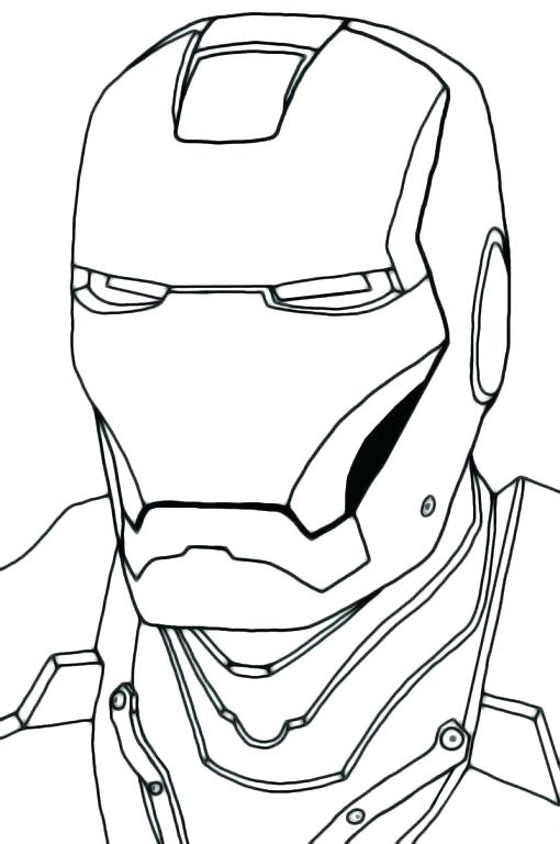 510x768 Iron Man Face Coloring Pages Batman Printable Coloring Pages Iron