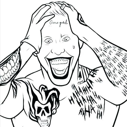 512x512 Joker Coloring Pages Batman Joker Coloring Pages Good Batman