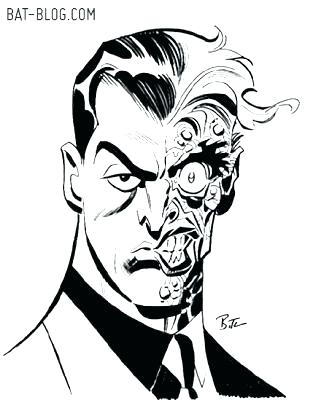 313x400 Batman Face Coloring Page Deepart