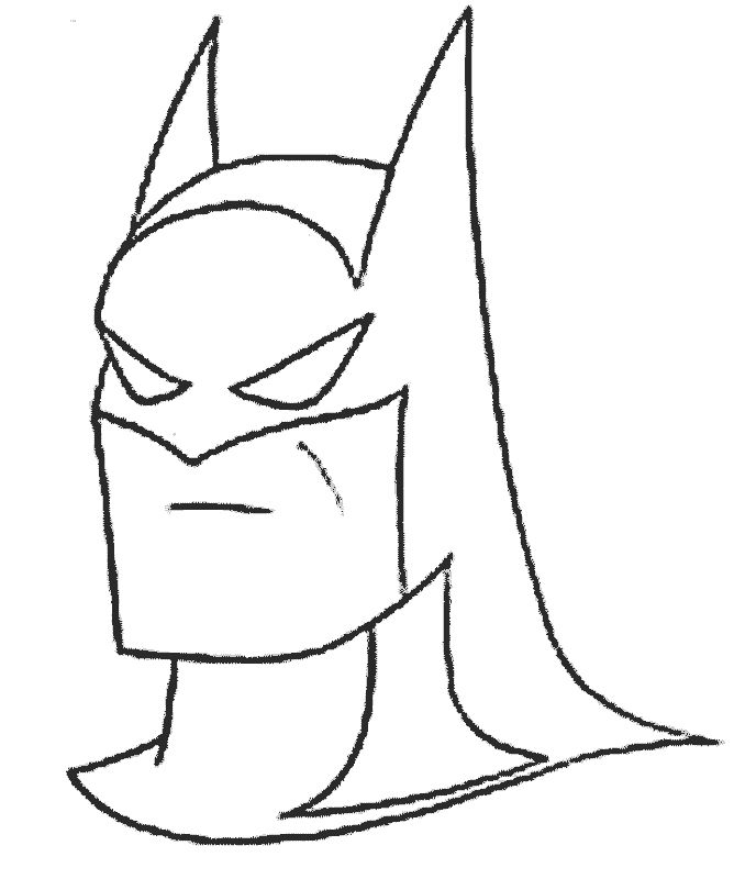 668x800 Batman Face Coloring Page 38 Best Batman Cakes Images