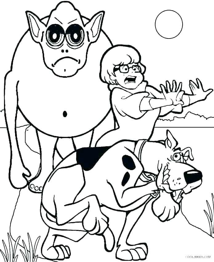 695x850 Scooby Doo Halloween Coloring Pages Coloring Pages Baby Coloring