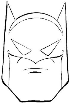 236x346 Printable Superheroes Batman Mask Coloring Pages Batman Party