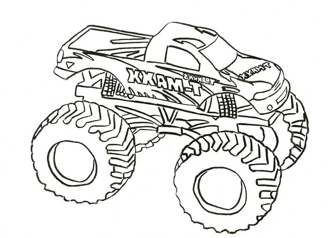 Batman Monster Truck Coloring Pages at GetColorings.com | Free ...
