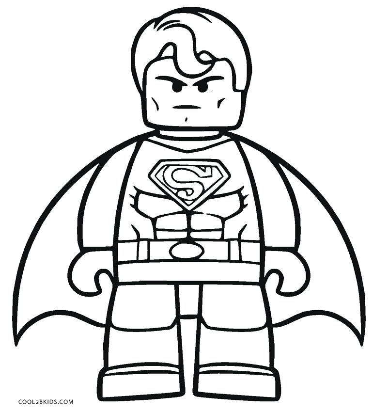 770x850 Coloring Page Superman