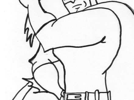 Batman Symbol Coloring Pages
