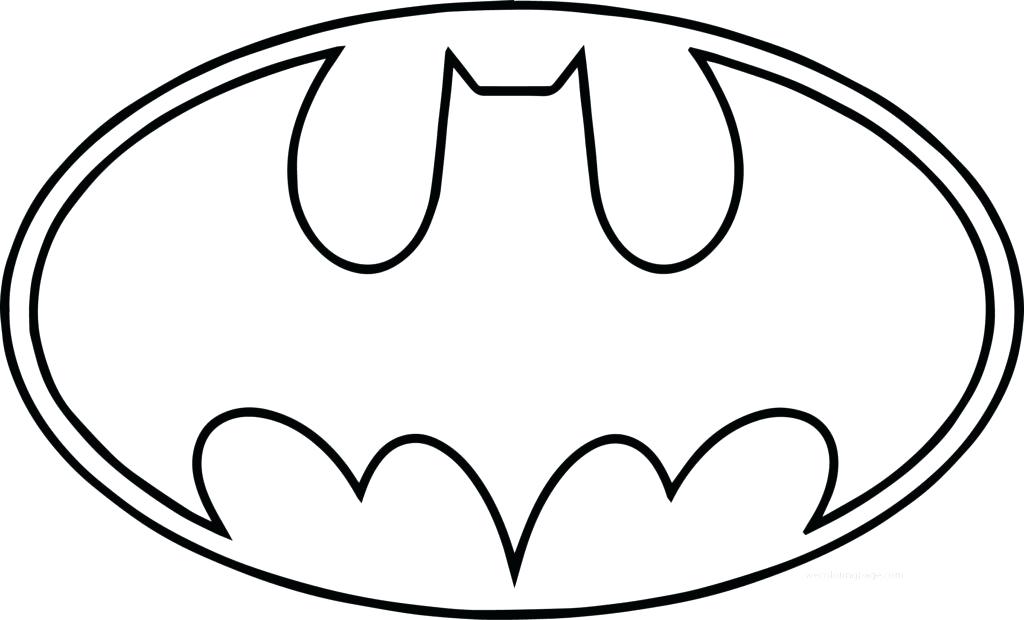 1024x620 Batman Symbol Coloring Pages Batman Symbol Outline Batman Vs