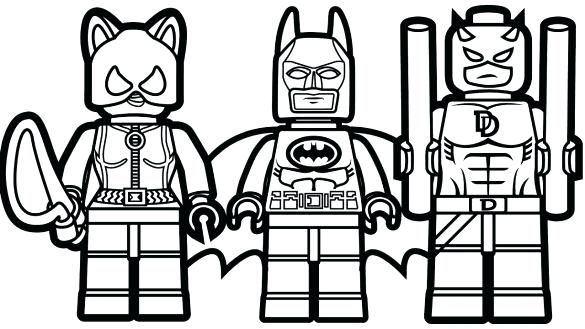 Batman Lego Coloring Pages 585x329 Batman Lego Coloring Pages