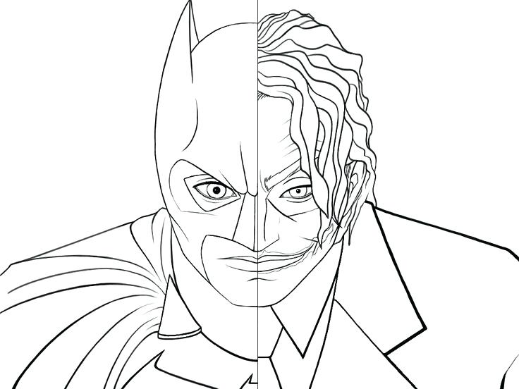 Batman And Joker Coloring Pages The Coloring Collection 736x552 Batman And Joker Coloring Pages The Coloring Collection