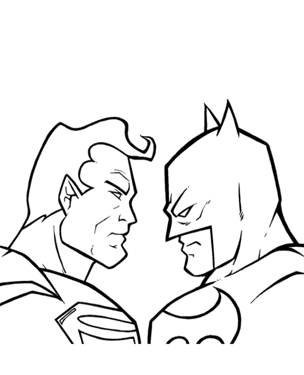 Batman Vs Superman Coloring Pages 8 600x740 Batman Vs Superman Coloring Pages 8