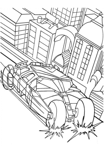 Batmobile Coloring Pages Color Bros 339x480 Batmobile Coloring Pages Color Bros