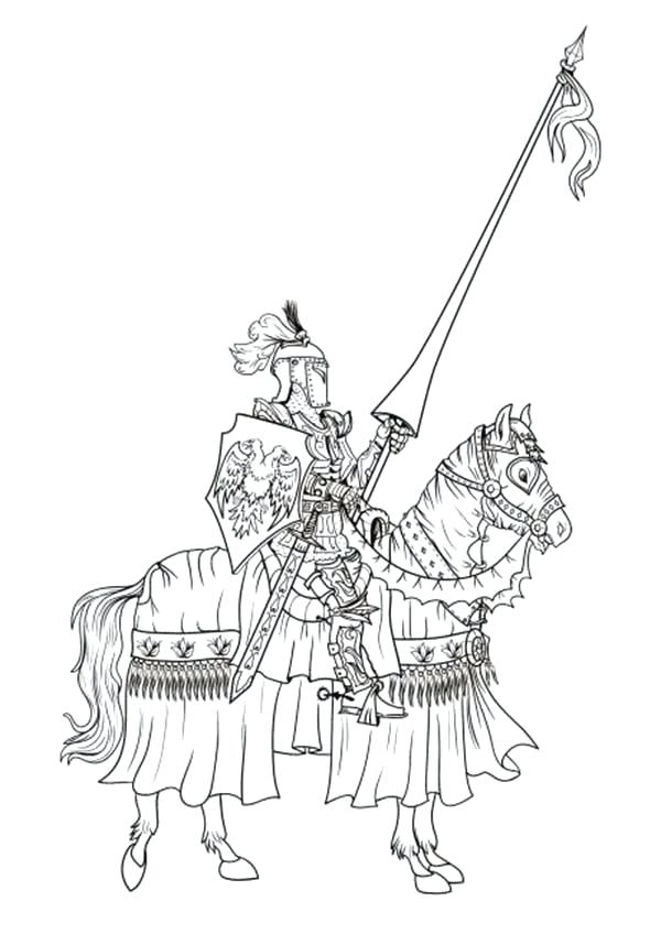 Coloring Pages Of Knights Knights One On One Battle Coloring Pages 600x848 Coloring Pages Of Knights Knights One On One Battle Coloring Pages