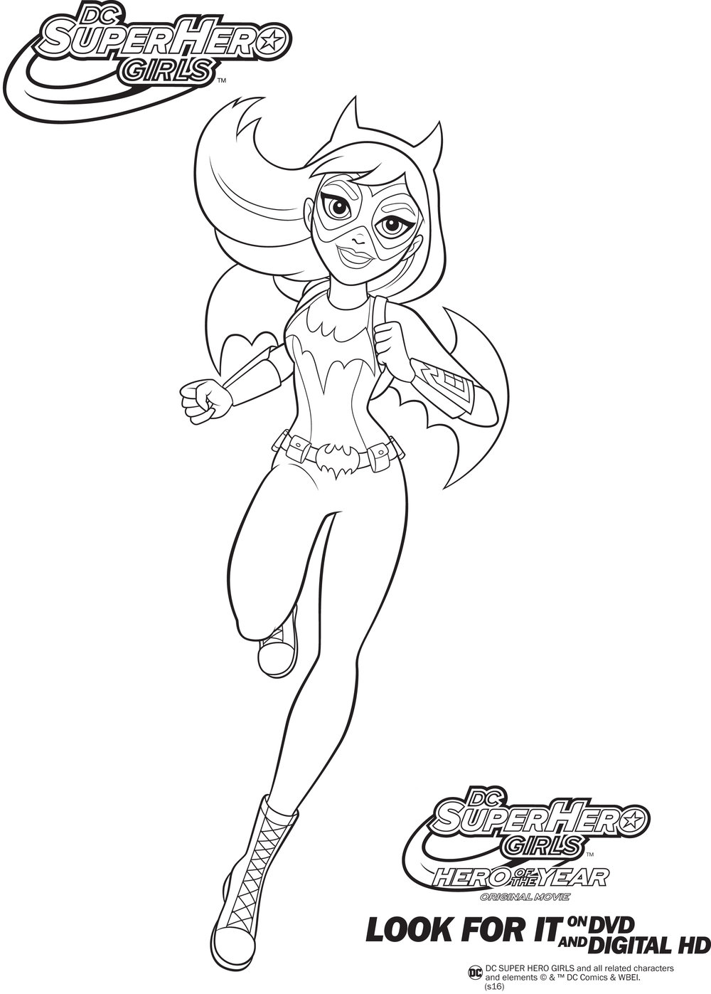 1000x1397 Dc Super Hero Girls Coloring Pages