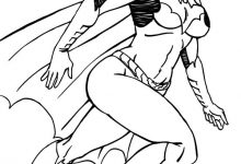220x150 Batgirl Coloring Pages