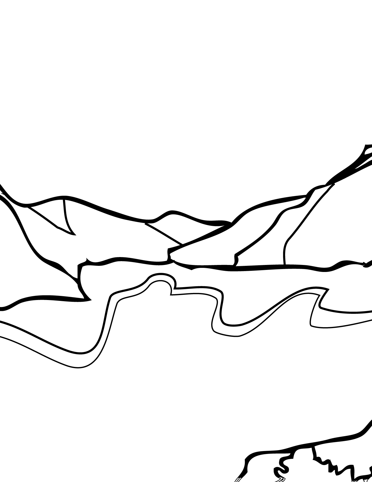 Glacier Bay Coloring Page 1275x1650 Glacier Bay Coloring Page
