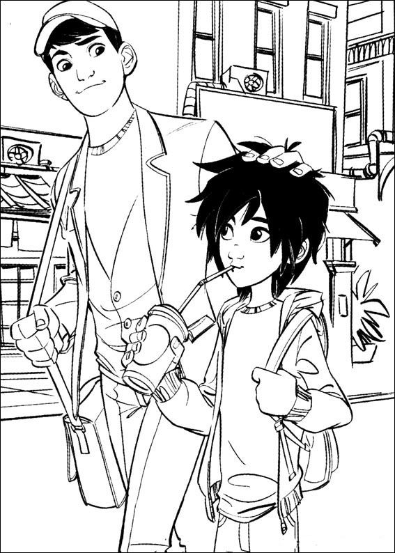 567x794 Ausmalbilder Baymax 29 Disney Big Hero 6 Coloring Pages Disney