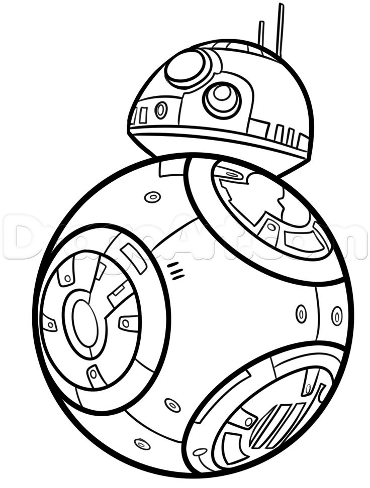 Bb8 Coloring Page at GetColorings com - Bb8 Coloring Page 2 