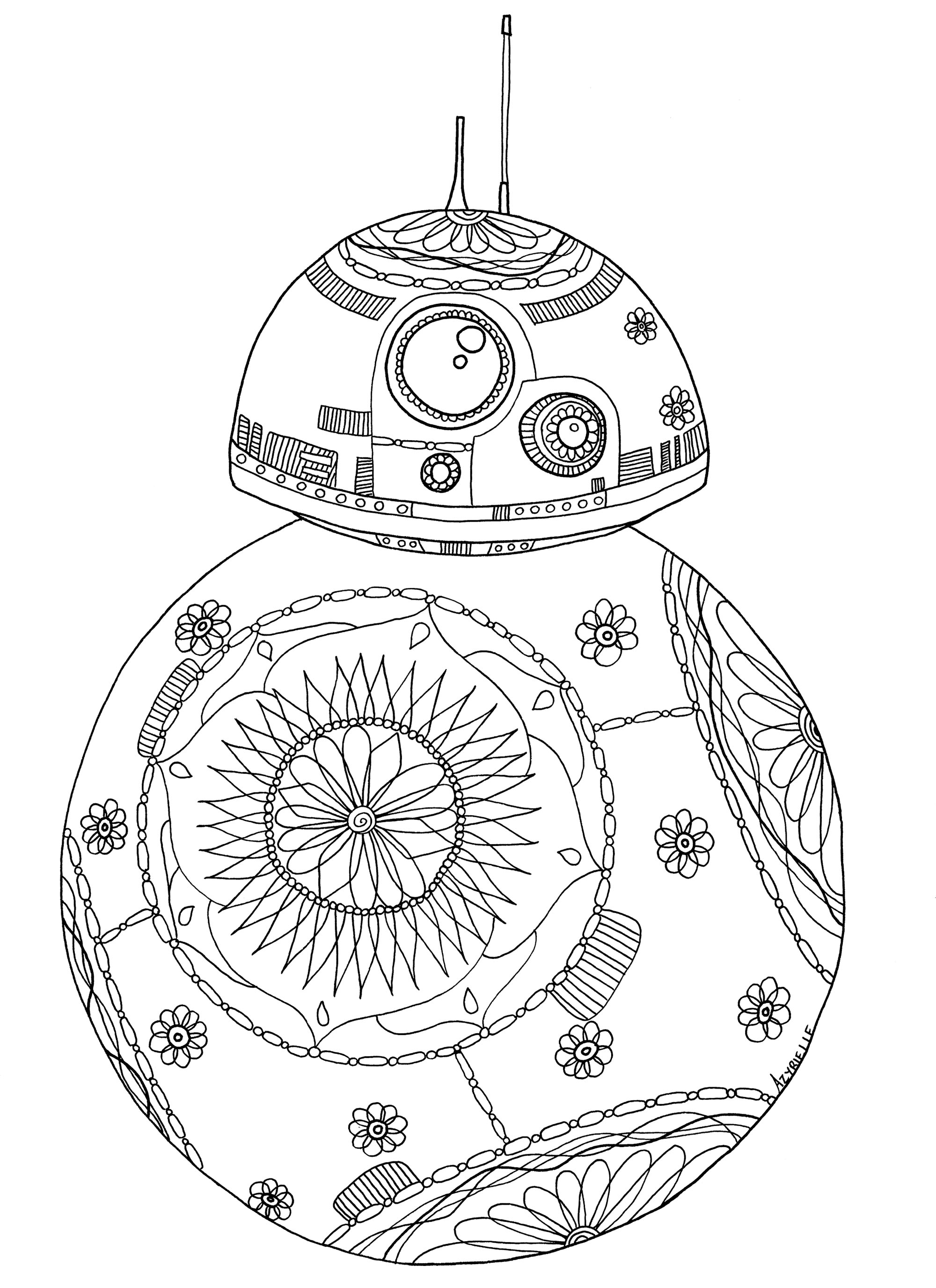2000x2751 Star Wars Bb8 Robot