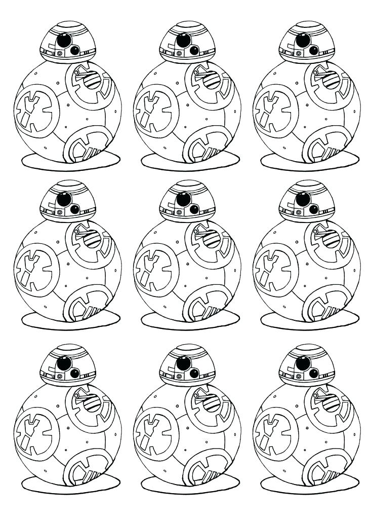 733x1024 Bb 8 Coloring Pages 8 Coloring Sheet Star Wars Episode 7 Coloring