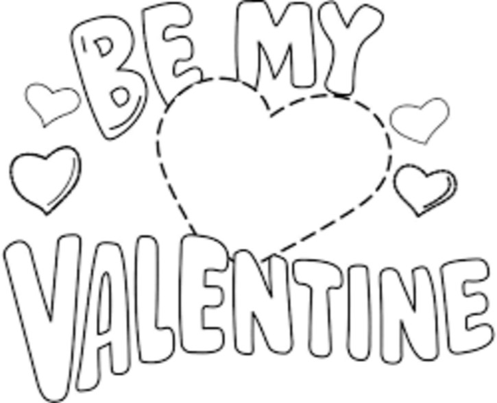725x588 Be My Valentine Printable Amp Coloring Book, Valentine Coloring