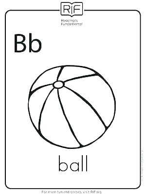 300x400 Cool Beach Ball Coloring Page Best Of B For Printable Alphabet