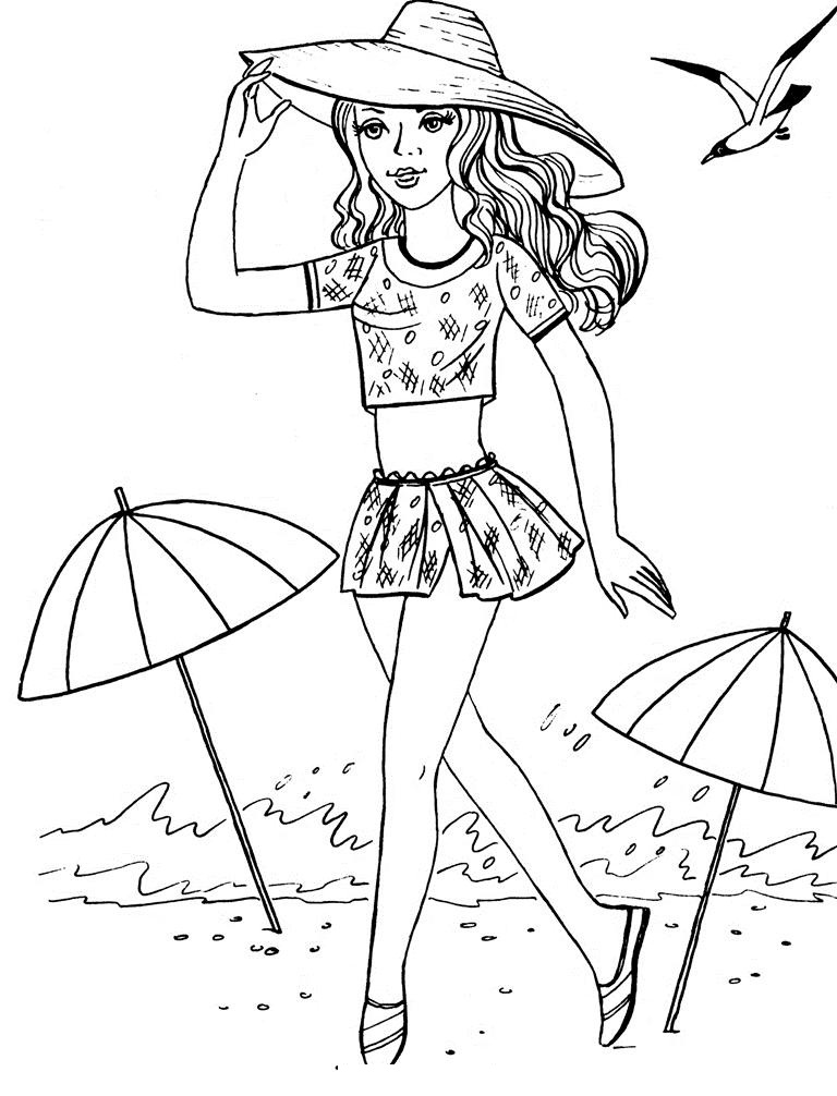 Free Printable Beach Coloring Pages For Kids 768x1006 Free Printable Beach Coloring Pages For Kids