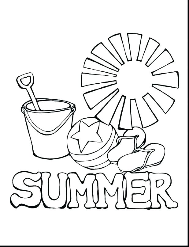 618x806 Summertime Coloring Pages For Adults Kids Coloring Beach Coloring